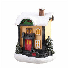 Load image into Gallery viewer, Christmas Gift Creative Retro Resin House Statue Model With LED Light Room Desktop Home Decor New Year 2022 Kids Gift For Christmas Decoration