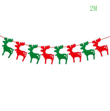 Load image into Gallery viewer, Christmas Gift PATIMATE Christmas Flag Banner Christmas Decorations For Home Christmas Hanging Drop Ornaments 2021 Xmas Decor New Year 2022