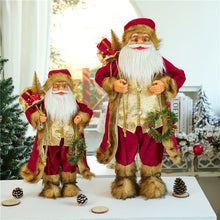 Load image into Gallery viewer, New Year 2022 Christmas Decorations For Home 30/45/60cm Santa Claus Doll Children gifts Christmas Xmas Tree Ornaments Navidad