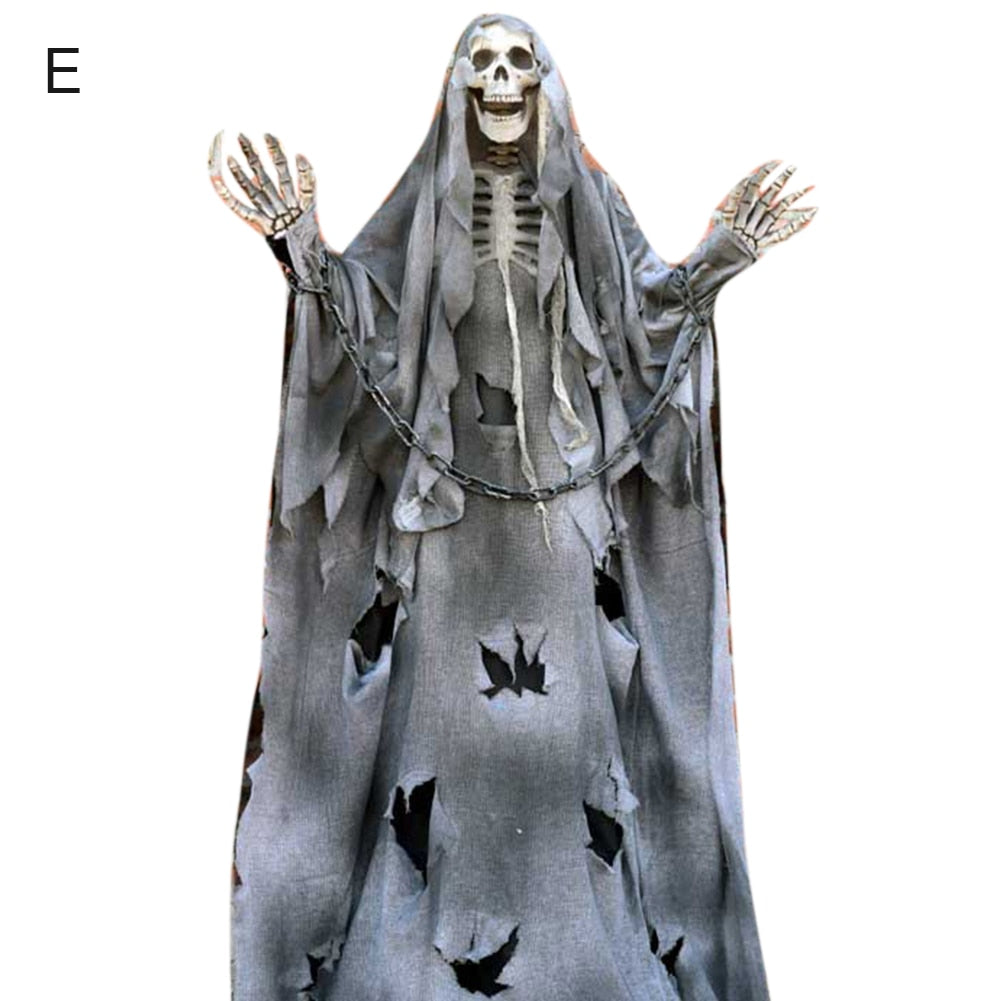 SKHEK Halloween Hanging Ghost Haunted House Escape Horror Halloween Decorations Terror Scary Props Theme Party Drop Ornament