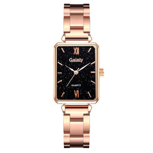 Load image into Gallery viewer, Christmas Gift Gaiety Brand Women Watches Fashion Green Dial Square Ladies Quartz Wrist Watch Bracelet Simple Dress Luxury Watches For Women 