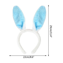 Load image into Gallery viewer, Easter Cute Rabbit Hairband Rabbit Ear Headband Adult Children Girls Cosplay Dress Costume Bunny Ear Hair Accessories Kids Gift