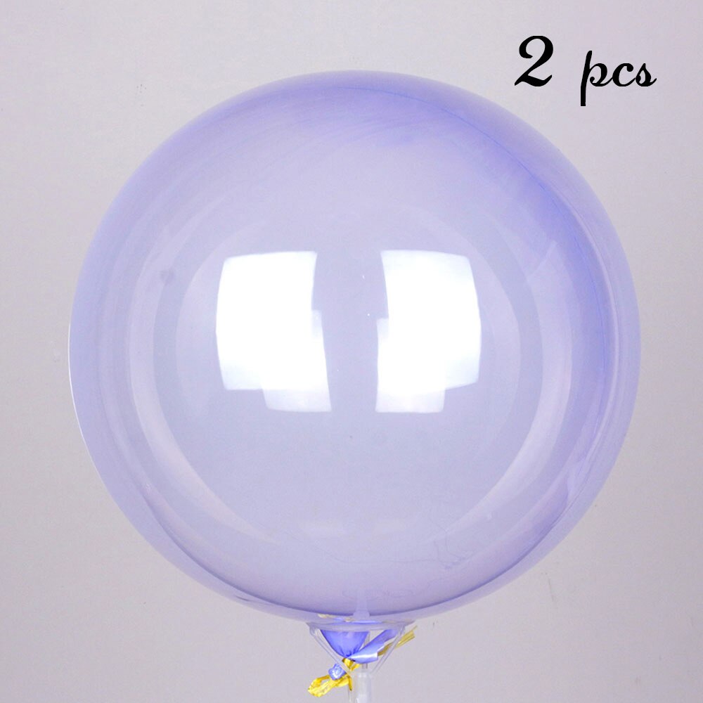20'' Transparent PVC Printed Helium Bubble Balloon Inflatable Bobo Balloons for Wedding Birthday Party Baby Shower Decoration