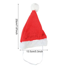 Load image into Gallery viewer, Christmas Small Plush Santa Hat for Pet Dog Cat Hat Merry Christmas Decorations For Home Cap Noel Navidad Happy New Year Gift