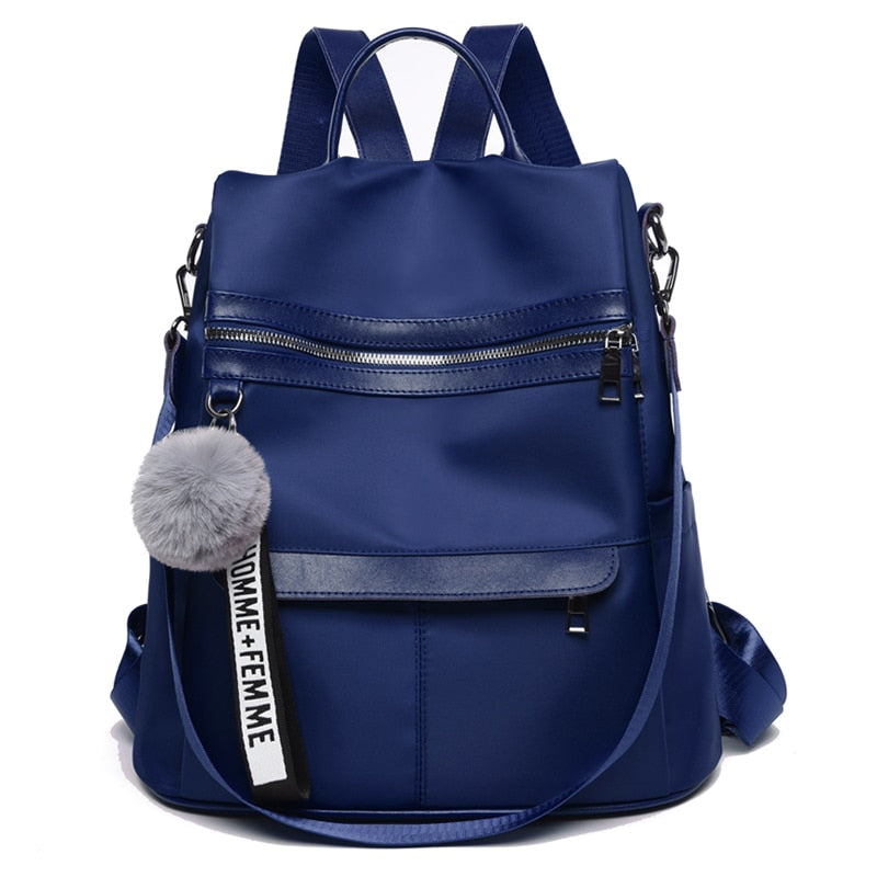 Skhek Back to school supplies 2022 New Waterproof Oxford Cloth Women Backpack Designer Light Travel Backpack Fashion School Bags Casual Lides Shoulder Bags