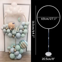 Load image into Gallery viewer, Christmas Gift 1/2set Baloon Garland Round Balloon Stand Arch for Baby Shower Decorations Birthday Party Balloons wreath Frame Wedding Party