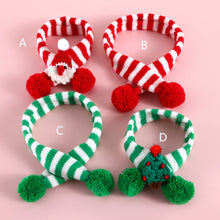 Load image into Gallery viewer, Christmas knitted scarf Cat accessories dog accessories dog clothes Dog collar Cat toy Dog harness pet decoração brinquedos