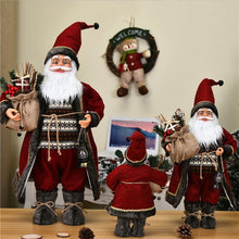 Load image into Gallery viewer, Santa Claus Christmas Decoration Decorative Desktop Santa Claus Figure Portable Santa Claus Doll Figurine Navidad Ornament