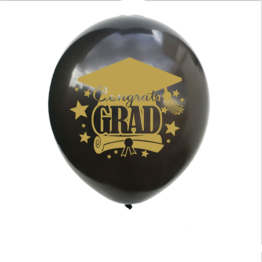 Skhek Graduation Party Gold Graduation Balloons Set Round Star Helium Foil Balloon Class Of 2022 Back To School Graduation Party Decorations Supplies