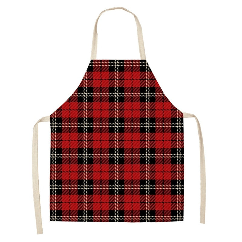 Linen Merry Christmas Apron Christmas Decorations for Home Kitchen Accessories Natal Navidad 2020 New Year Christmas Gifts