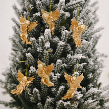 Load image into Gallery viewer, New Christmas Ornaments Gold and Silver Angel Pendants Creative New Doll Pendants Christmas Tree Pendants DIY Party Ornaments