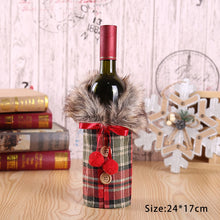 Load image into Gallery viewer, Christmas Gift 1PC New Year 2021 Christmas Wine Bottle Cover Santa Claus Xmas Ornaments Decorations for Home Noel 2020 Natal Dinner Decor