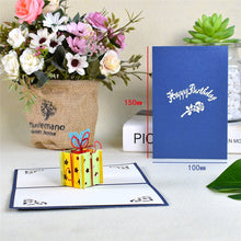 Load image into Gallery viewer, 3D Birthday Cards Popup with Envelope Greeting Card for Kids Business