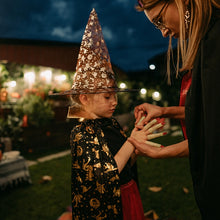 Load image into Gallery viewer, SKHEK Halloween Adult Kids Children Halloween Witch Hats Masquerade Wizard Hat Cosplay Costume Accessories Halloween Party Fancy Dress Decor