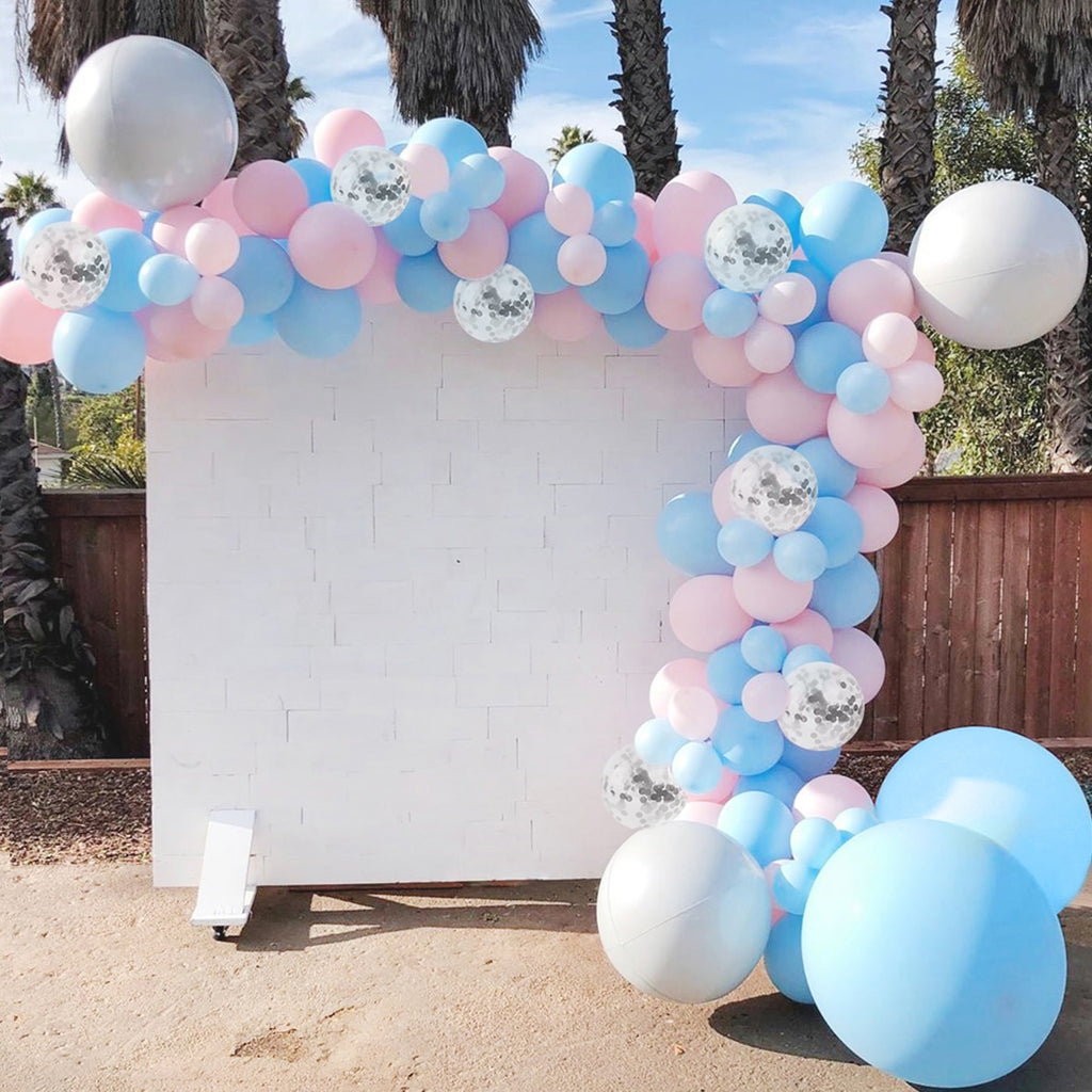 Hot Sale Macaron Blue Ocean Suit Latex Balloons Birthday Wedding Party Supplies Interior Decoration Layout Aluminum