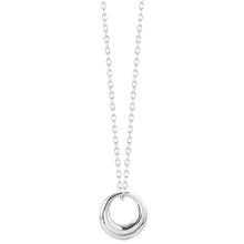 Load image into Gallery viewer, 925 Sterling Silver Zircon Geometric Circle Clavicle Necklace Pendant Necklace Women Fashion Jewelry Accessories