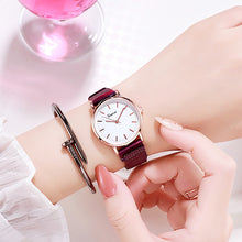 Load image into Gallery viewer, Christmas Gift New Women Fashion Watches Luxury Brand Women Watch Magnet Wteel Mesh Wtrap Ladies Watch Girl Gift Reloj Mujer Hodinky