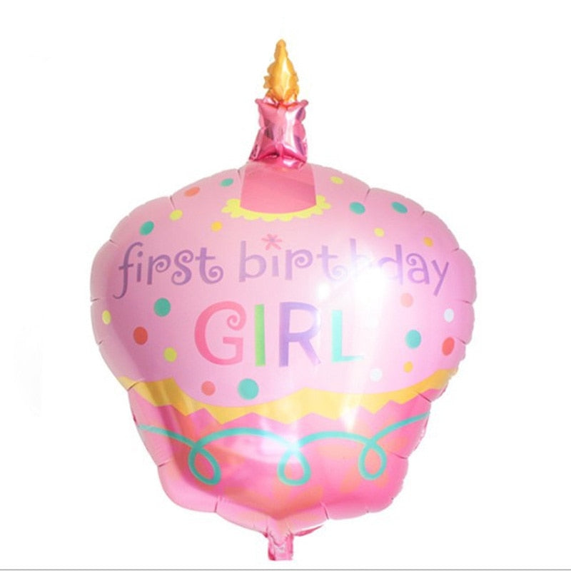Sweet Donut Ice Cream Foil Balloons Cake Helium Balloon Baby Shower Birthday Party Decoration Kids Toy Digital Figure Globo