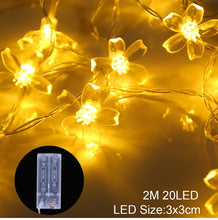 Load image into Gallery viewer, Christmas Gift Merry Christmas Decoration For Home Flower Garland Led Light String 2021 Christmas Tree Decor Xmas Natal Gifts Happy New Year