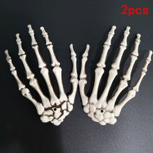 Load image into Gallery viewer, SKHEK Halloween Scary Props Plastic Skeleton Hands Realistic Life Size Plastic Fake Human Hand Bone For Haunted House Decorations