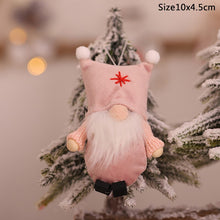 Load image into Gallery viewer, New Year 2022 Christmas Elf Doll Ornaments Xmas Tree Hanging Pendant Navidad 2021 Santa Kids Gift Christmas Home Decoration
