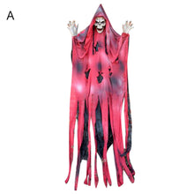 Load image into Gallery viewer, SKHEK Halloween Hanging Ghost Haunted House Escape Horror Halloween Decorations Terror Scary Props Theme Party Drop Ornament