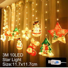 Load image into Gallery viewer, Christmas Gift Christmas Led String Light Garland Curtain Merry Christmas Decorations For Home 2021 Cristmas Tree Ornament Xmas Navidad Gifts