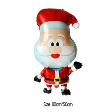Load image into Gallery viewer, Merry Christmas Decoration Balloons Santa Claus Snowman Christmas Foil Balloons Christmas Party Decorations Xmas New Year Decor