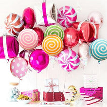 Load image into Gallery viewer, Skhek 18inch Candy Aluminum Foil Balloons Children&#39;s Birthday Party Decoration Balloon Lollipop Foil Ballon Festival Parti Star Globos