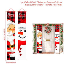 Load image into Gallery viewer, Nutcracker Soldier Christmas Door Banner Ornament Santa Claus Merry Christmas Decorations For Home Navidad Gift New Year 2022