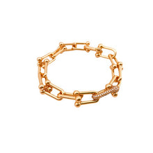 Load image into Gallery viewer, Skhek - Women&#39;s Style Home Creative Micro Diamond U-shaped Hook Bracelets