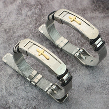 Load image into Gallery viewer, Skhek - Men&#39;s Jewelry Cross Stainless Steel Personalized Trendy Bracelets