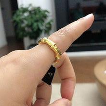 Load image into Gallery viewer, Skhek - Simple Bamboo Thick Gold-plated Match Expert Bracelets