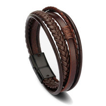 Load image into Gallery viewer, Skhek - Men&#39;s Jewelry Fashion Leather Rope Hand Weaving Bracelets