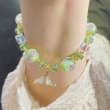Load image into Gallery viewer, Skhek - Luminous Glazed Female Super Shiny Crystal Micro Inlaid Bracelets