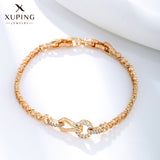 Skhek - Women's Gold Plated Alloy Design Simple Temperamental Bracelets