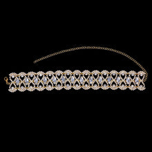 Load image into Gallery viewer, Skhek Gold Crystal Rhinestone Choker Necklace Women Jewelry Statement Hip Hop Necklace Men Bling Iced Out 2022 Big Necklaces