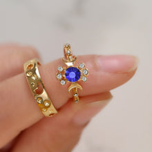Load image into Gallery viewer, Skhek 2023 New Rings Individuality Baroque Vintage Hit Colour Love Heart Metal Gothic Rings For Women Girls Party Jewelry Accessories