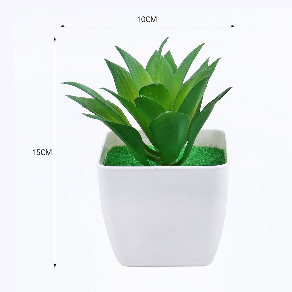 Mini Artificial Aloe Plants Bonsai Small Simulated Tree Pot Plants Fake Flowers Office Table Potted Ornaments Home Garden Decor
