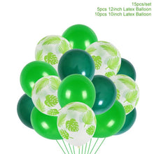 Load image into Gallery viewer, Skhek  Jungle Animal Balloon Gold Number Globos Safari Birthday Party Decoration Kids Baby Shower Baloon 1St Birthday Party Decor