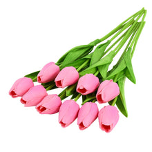 Load image into Gallery viewer, 10PCS Tulip Artificial Flower Real Touch Artificial Bouquet Fake Flower for Wedding Decoration Flowers Home Garen Decor