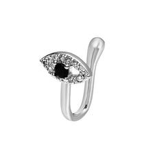 Load image into Gallery viewer, Skhek Stainless Steel Spiral Fake Nose Ring Cuff Non Piercing Nose Ring Clip On Fake Nose Piercing Jewelry Ear Cuff Earring Women