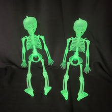 Load image into Gallery viewer, SKHEK Luminous Halloween Skeleton Lighted Up Ghost Halloween Outdoor Yard Door Decor Hang Human Body Skeleton Decorations