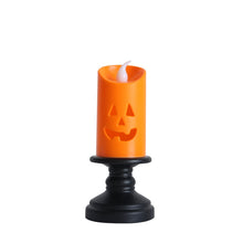Load image into Gallery viewer, SKHEK Halloween LED Lights Horror Skull Ghost Holding Candle Lamp Happy Holloween Party Decoration For Home Bar Decoration Light