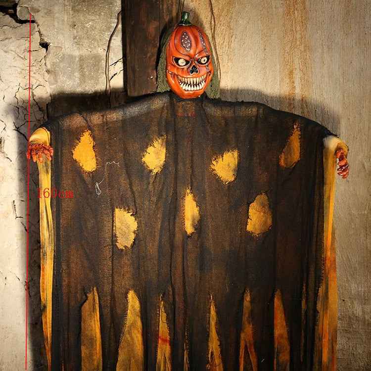 SKHEK Novelty Doorbell Halloween Door Decorations Horror Props Creepy Eyes Doorbell Haunted House Escape Home Bar Scary Rotating Eyes