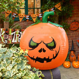 SKHEK Halloween 20'' Large Inflatable Pumpkin Halloween Party Decoration For Home Garden Outdoor Lawn Yard Horror Props Kids Toy PVC Balloon