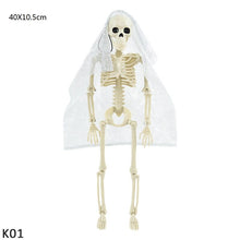 Load image into Gallery viewer, SKHEK Halloween Decorations Full Body Skeleton Ornaments Halloween Skeleton With Movable Joints For Halloween Party Home Decoration