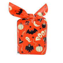 Load image into Gallery viewer, SKHEK 50/25 Pcs Halloween Goodie Bags For Trick-Or-Treating Halloween Party Favors Snacks Candy Trick Or Treat Bags 17 * 10Cm