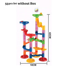 Load image into Gallery viewer, Skhek  133Pcs Marble Run Building Blocks Marbles Slide Toys For Children DIY Creativity Constructor Educational Toys Children Gift