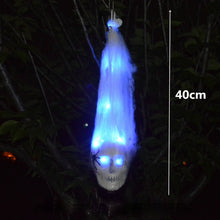 Load image into Gallery viewer, SKHEK 40Cm Glowing Skull Halloween Bar Haunted House Layout Props  Decor  Party Decoration Spider Halloween Decorative Toys